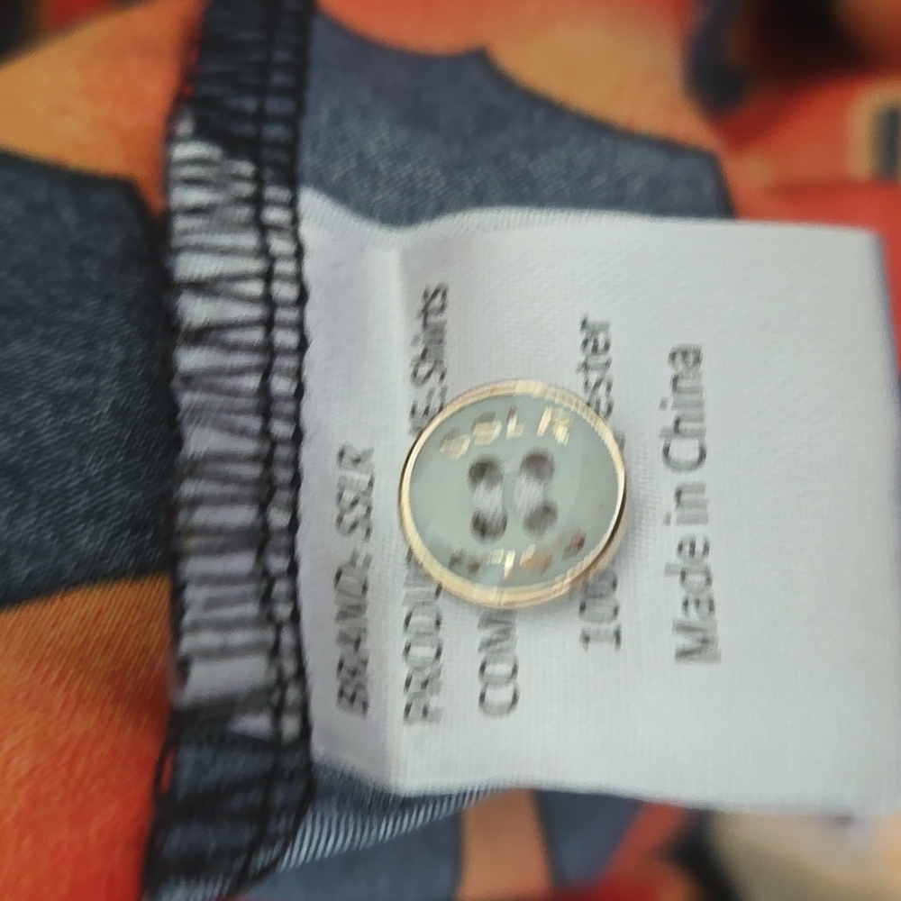 SSLR Halloween Pumpkin Print Men's Shirt - Picture 7 of 9